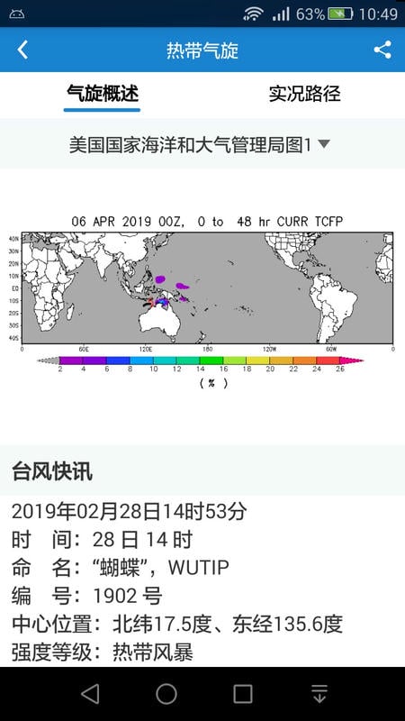 海洋天氣預(yù)報(bào)app v6.62 安卓版 1
