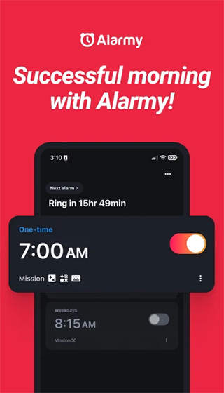 Alarmy睡你妹鬧鐘專業(yè)版 v25.35.2 安卓版 2