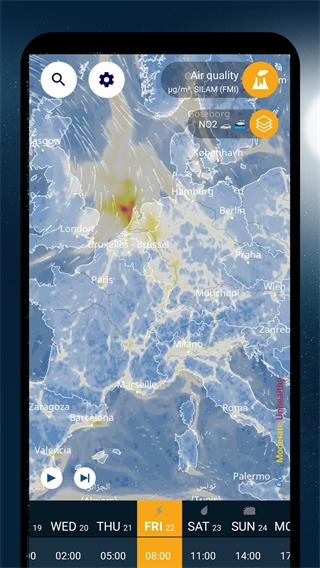 ventusky風雨氣溫圖app v48.0 手機最新版 4
