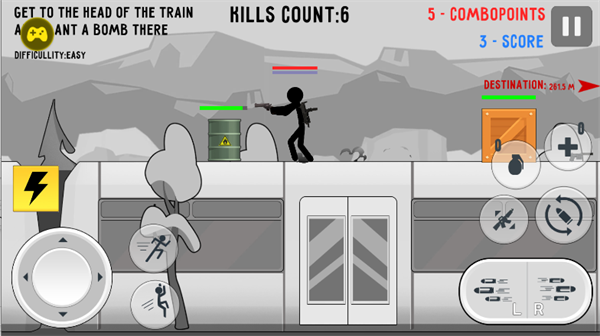 火柴人戰(zhàn)爭打擊無限金幣版 v6 0