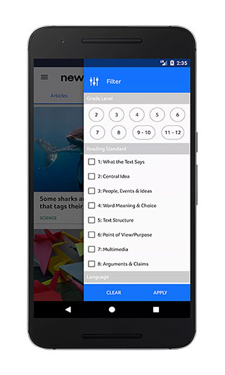 Newsela app(英語(yǔ)閱讀) v1.4.7 安卓版 2