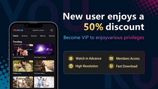 優(yōu)酷國(guó)際版（YOUKU）app v11.1.18 官方安卓版 4