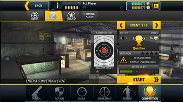 槍支俱樂部3無限金幣 v1.5.9.6 2