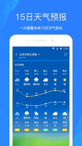 天氣預(yù)報15天查詢app v8.9.5 安卓版 3