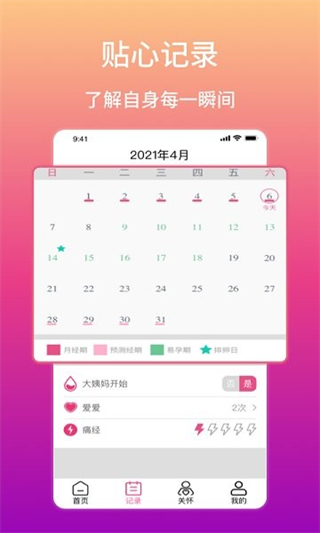 大姨媽生理期提醒 v12.3.0 安卓版 2