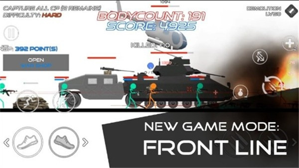 火柴人戰(zhàn)爭(zhēng)鮮血打擊內(nèi)置功能菜單 v5.2.3 1