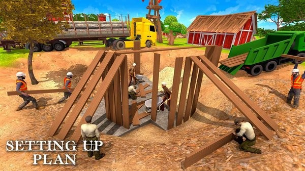 木屋建造模拟器游戏(Wood House Construction) v1.8 安卓版0