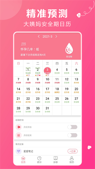 姨妈助手 v1.3.8 安卓版1