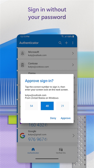 microsoft authenticator安卓 v6.2511.7533最新版 1