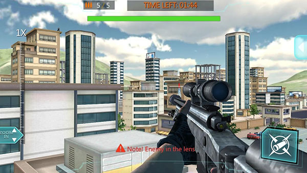 現(xiàn)代狙擊手無限金幣版 v1.0.5 3