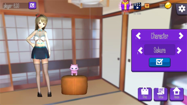 睡着的小猫咪桃子汉化版 v0.4.20