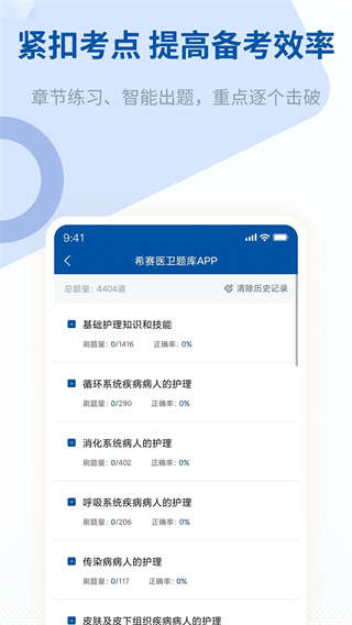希賽醫(yī)衛(wèi)題庫(kù) v1.2.9 0
